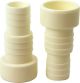 PVC-fittings; Reduktion 50x38 mm slangestuds (2 stk)