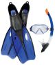 Snorkel Sæt med finner, Bestway Dream Diver (BLUE)