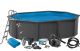 Classic Pool, Oval - 4,90 x 3,60 x 1,20 m. - Dark Grey