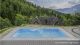 PP-pool 3,3x8x1,5 m. m/overflow og gavltrappe (komplet pakke)